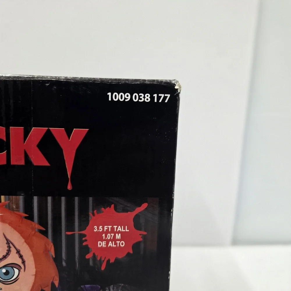 Gemmy Chucky 3.5 ft Airblown Inflatable Halloween Decoration Light Up New In Box